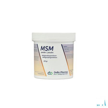 Msm Poeder Soluble - Oplosb 250 gr  -  Deba Pharma