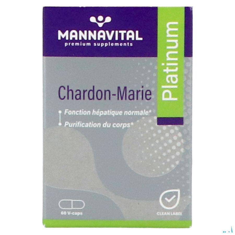 Mannavital Mariadistel Platinum V-Capsule 60