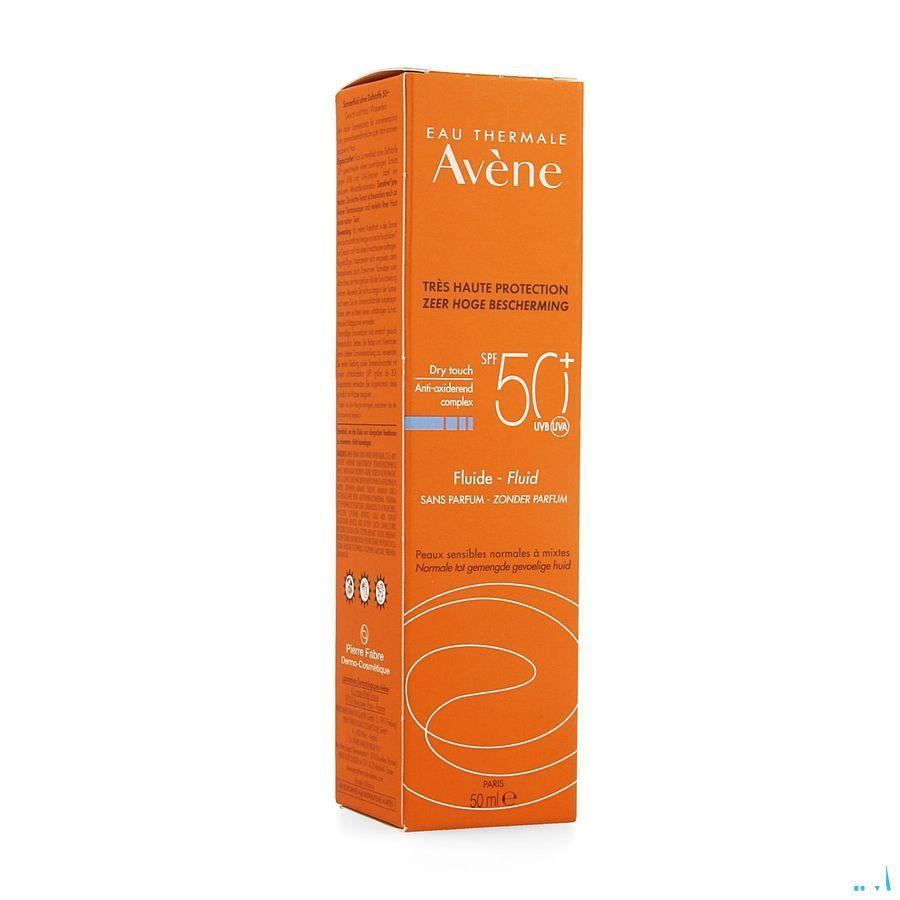 Avene Zonne Fluide Ip50 + S/parfum 50 ml  -  Avene