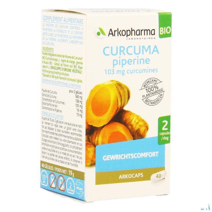 Arkogelules Curcuma Bio Capsule 40  -  Arkopharma