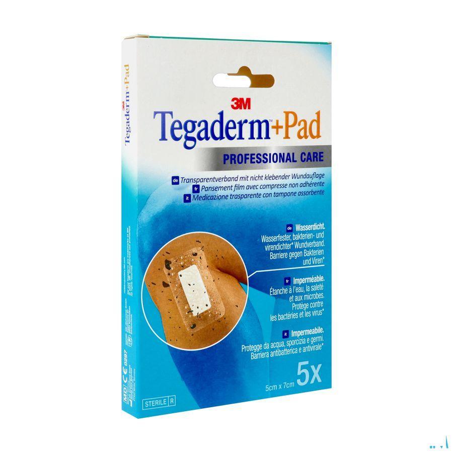 Tegaderm + Pad 3m Transp Steril 5cmx 7cm 5 3582p  -  3M