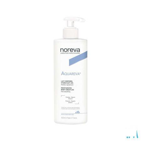 Aquareva Lichaamsmelk Hydra 24u Pompfl 400 ml  -  Noreva Led