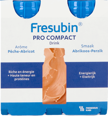 Fresubin Pro Compact Peche Abricot 4X125ml
