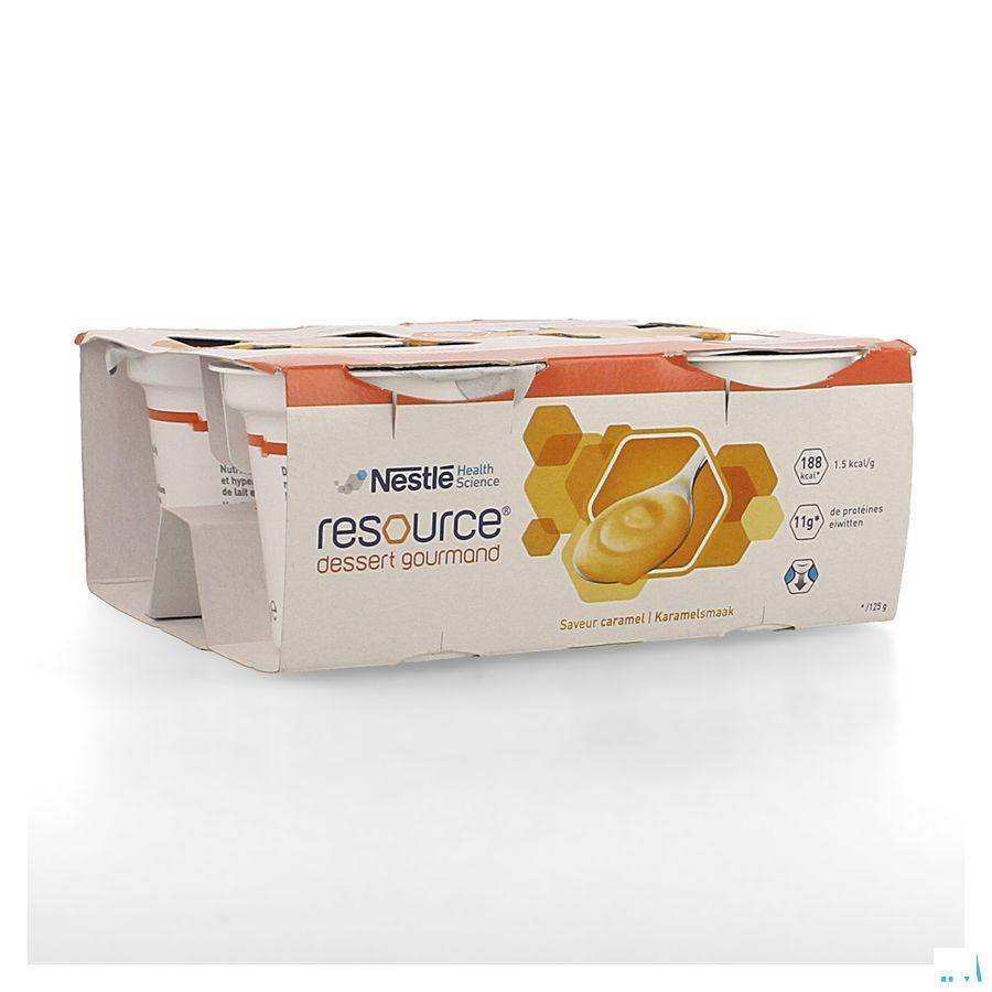 Resource Dessert Gourmand Caramel 4x125 gr  -  Nestle