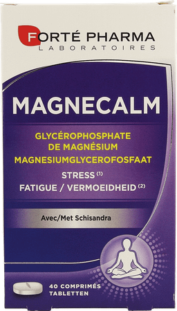 Magnecalm Glycerophosphate Magnesium Comprimes 40  -  Forte Pharma