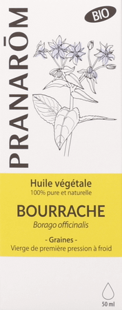 Bourrache Bio Huile Vegetale 50 ml  -  Pranarom
