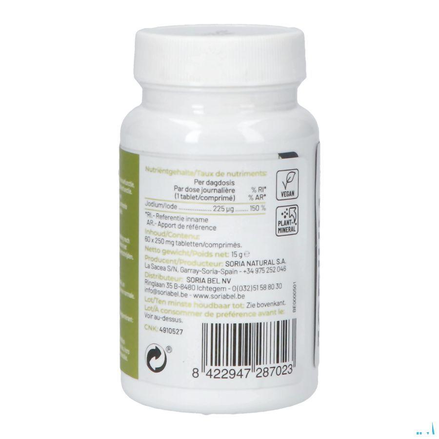 Soria Jodium 225Mcg Bio-Actief Tabl 60  -  Soria Bel