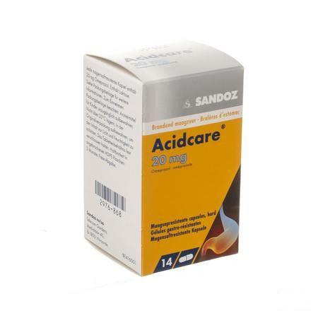 Acidcare 20 mg Sandoz Capsule Maagsapres 14 X 20 mg 