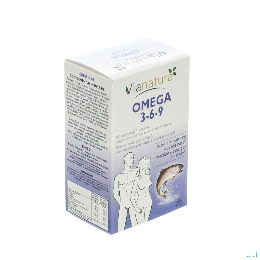 Via Natura Omega 3-6-9 SoftCapsule 40  -  Ocebio
