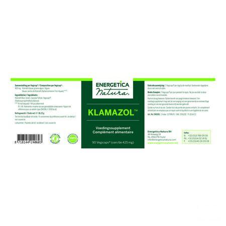 Klamazol 400mg 90 vegicaps  -  Energetica Natura