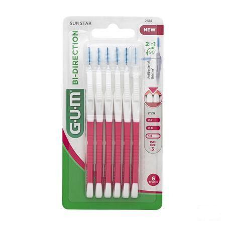 Gum Interdent.bi-direction 1,2mm Fine 6 2614