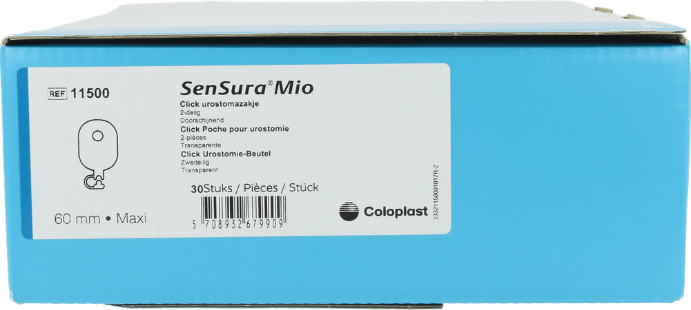 Sensura Mio Click 2P Z/Uro Maxi Tr. 60Mm 30 11500  -  Coloplast