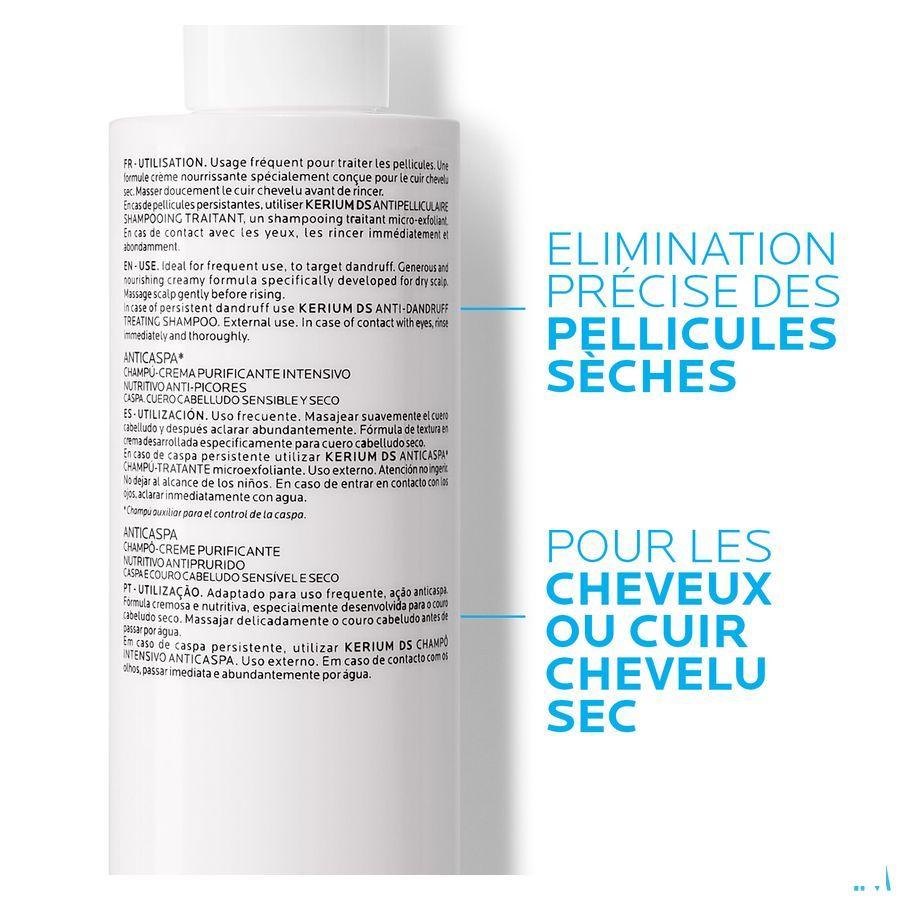 Kerium Shampoo Creme Antipelliculaire Ps 200 ml  -  La Roche-Posay