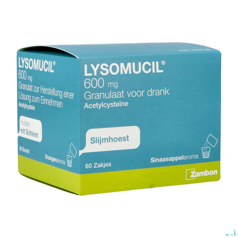 Lysomucil 600 Gran Sachets 60 X 600 mg