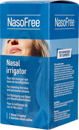 Nasofree Neusdouche Fl + 4 Zakjes