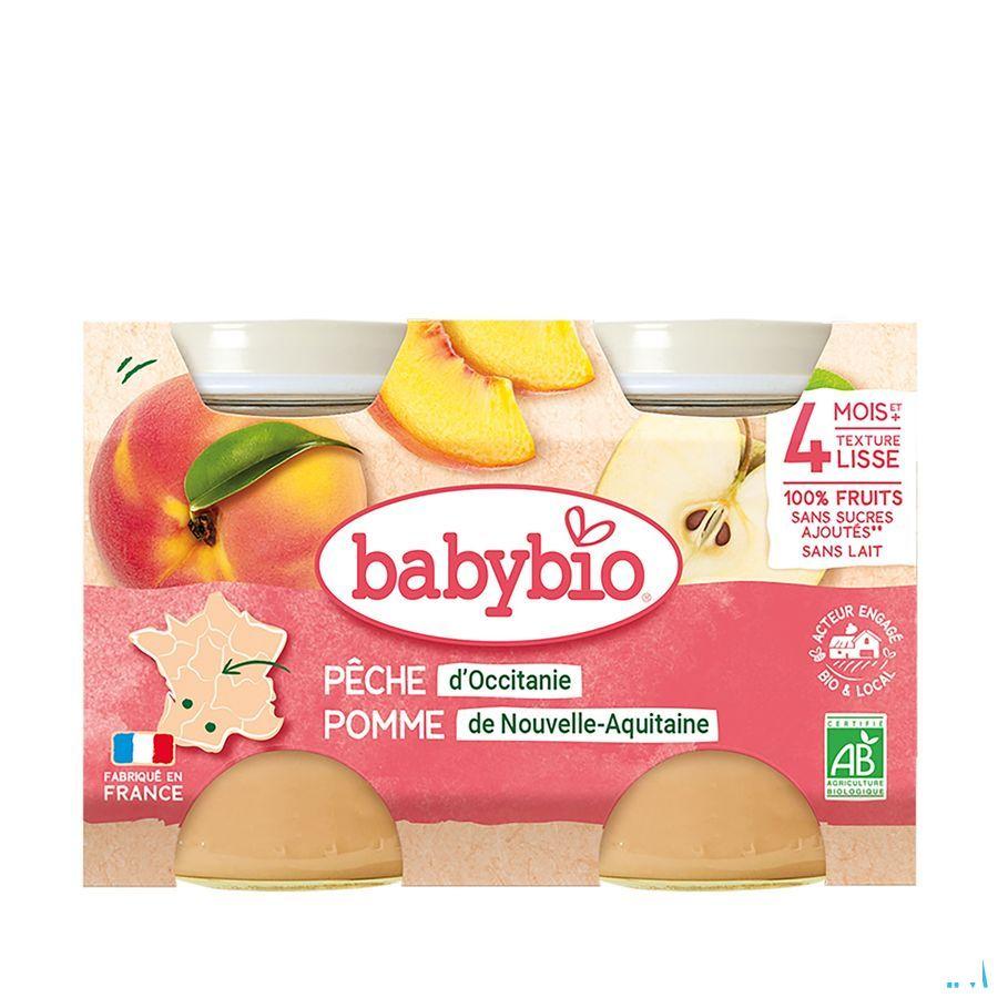 Babybio Potjes Perzik 2X130g