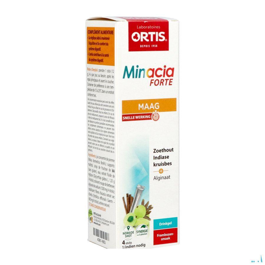 Ortis Minacia Forte Gel Stick Shots 4X12G  -  Ortis