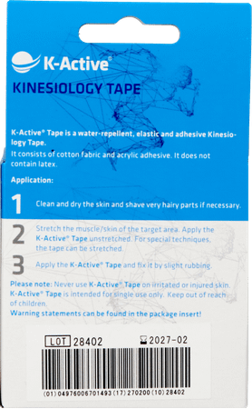 K-active Tape Neutral 5,0cm X 5m  -  Naqi