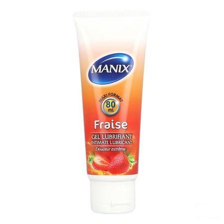 Manix Gel Lubrifiant Fraise 80 ml