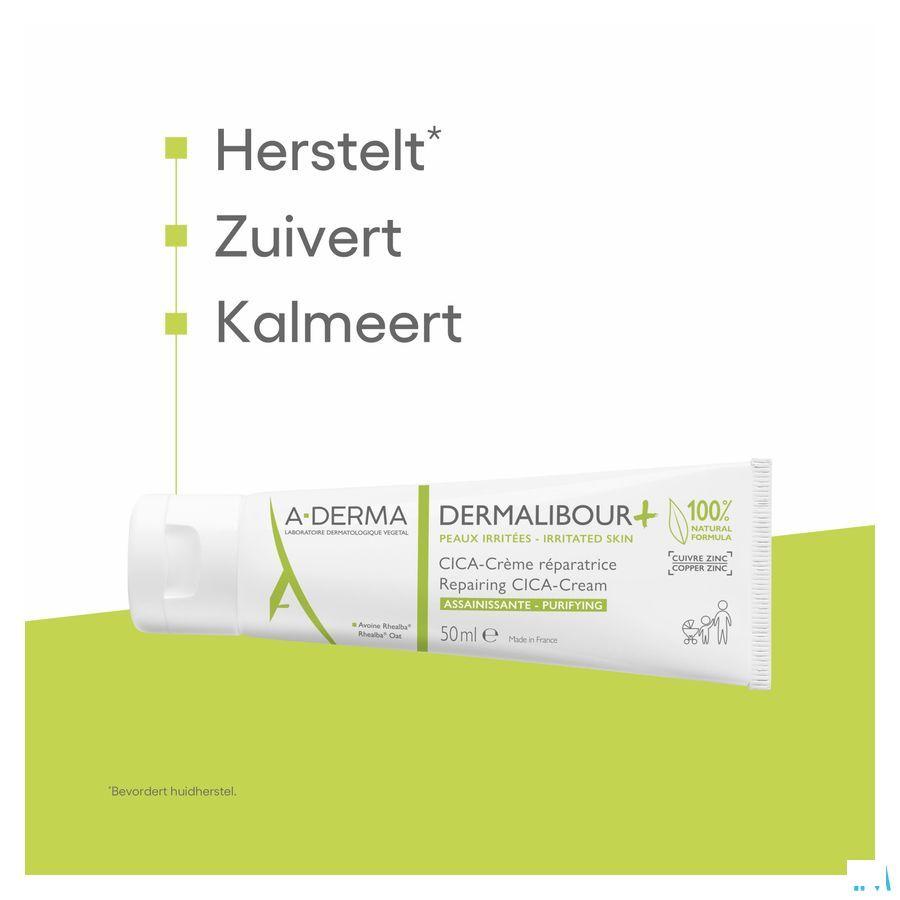 Aderma Dermalibour + Herstellende Creme Tube 50 ml  -  Aderma