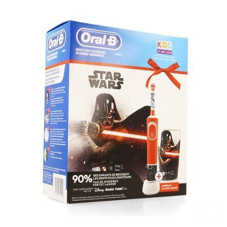 Oral-B Kids D100 Star Wars + Eb10 + Beker Gratis