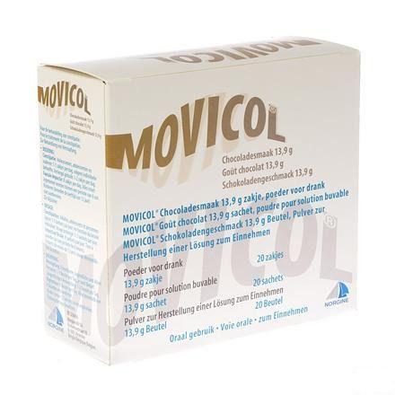 Movicol Gout Chocolat Sachets 20 X 13,7g 