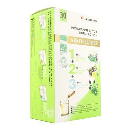 Arkofluide Programma Detox Ampullen 30  -  Arkopharma