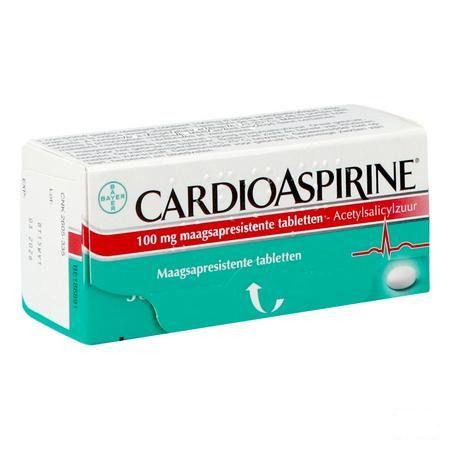Cardioaspirine Maagsapresist. Tabletten 56 X 100 mg