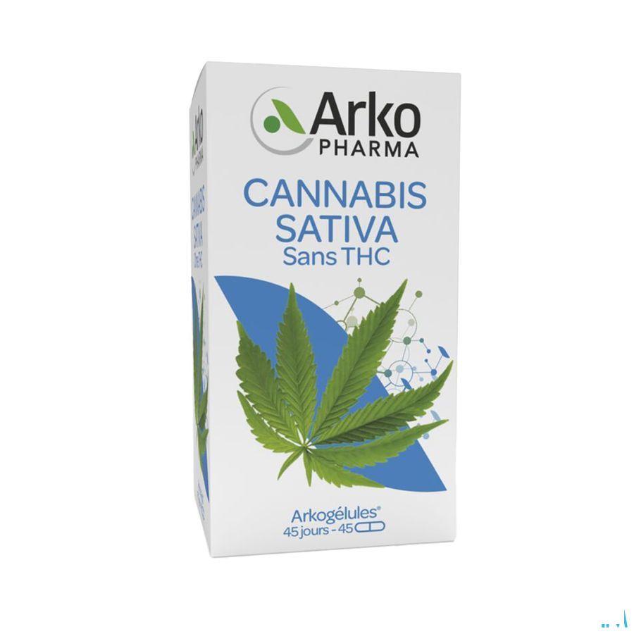 Arkogelules Cannabis Caps 45  -  Arkopharma 