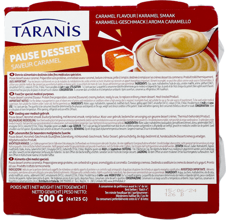 Taranis Pause Dessert Caramel 4x125 gr 3106  -  Revogan