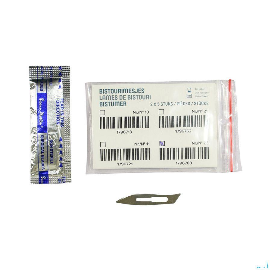 Scalpel S.m Mesjes N/st N23 10  -  Infinity Pharma