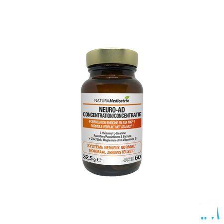 Neuro-ad Concentratie Pot Capsule 60  -  Natura Medicatrix