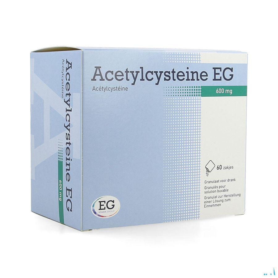 Acetylcysteine EG 600 mg Gran. Vr Drank Zakje 60  -  EG