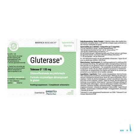 Gluterase 60 tabletten  -  Energetica Natura