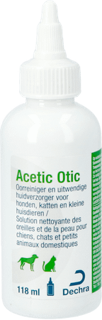 Acetic Otic Nettoyage Oreille Peau 118 ml