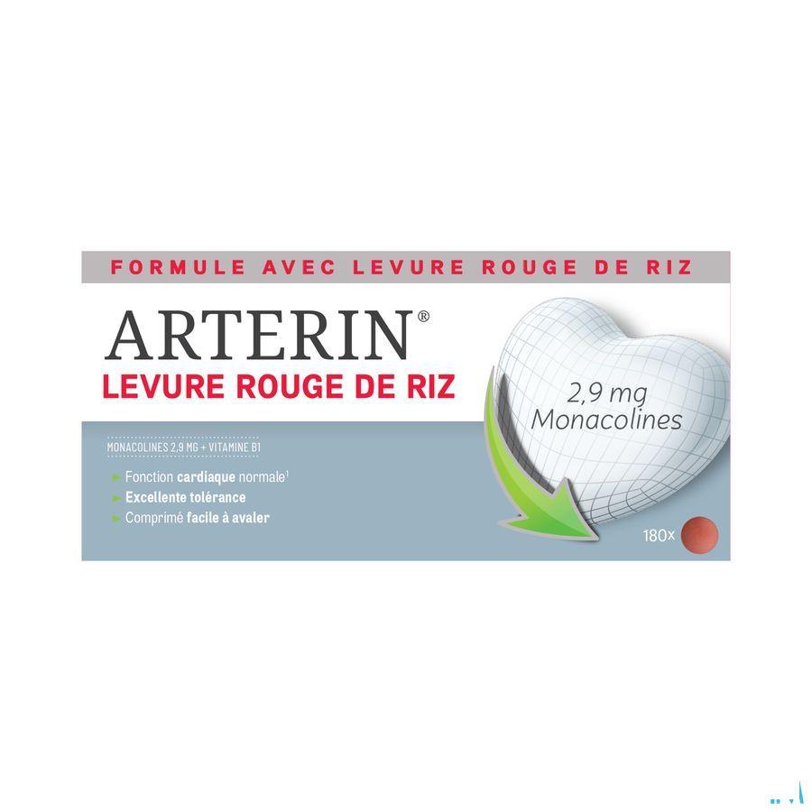 Arterin Levure Rouge Riz Comp 180  -  Perrigo