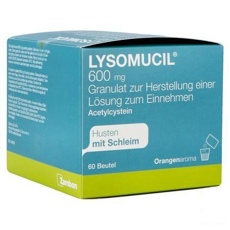 Lysomucil 600 Gran Sachets 60 X 600 mg