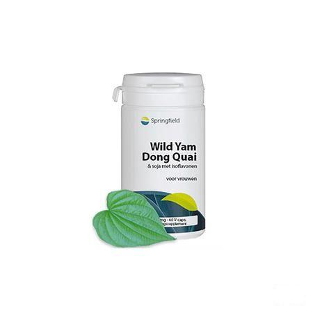 Wild Yam 200 mg Dong Q.200 mg Springfield V-Capsule 60  -  Springfield Nutraceuticals