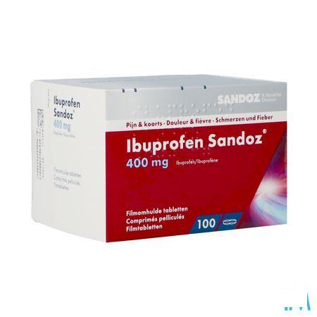 Ibuprofen Sandoz 400 mg Comprimes Pellicules 100x400 mg 