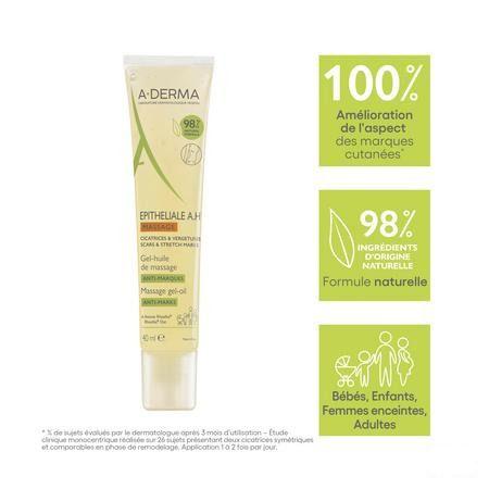 Aderma Epitheliale Ah Gel-Olie Massage 40 ml  -  Aderma