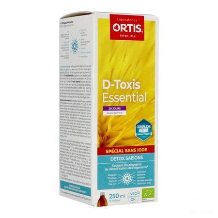D Toxis Essential Zonder Iodium Appel Bio 250 ml