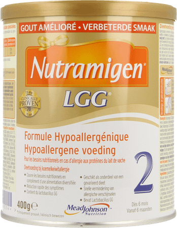 Nutramigen 2 Lgg + 4m Poudre 400 gr  -  Mead Johnson