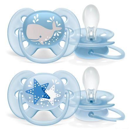 Philips Avent Fopspeen 6M+ Soft Boy  -  Bomedys