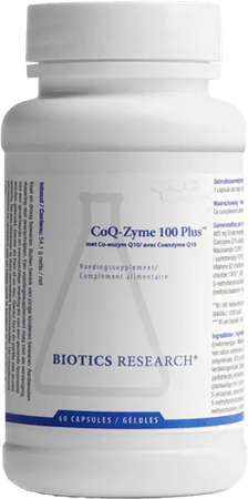 Biotics Coq-Zyme 100 Plus 60 gélules  -  Energetica Natura