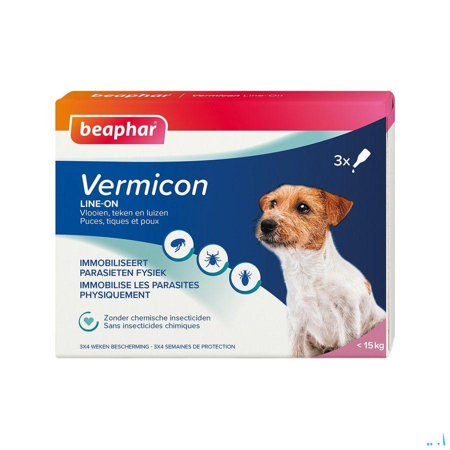 Beaphar Vermicon Line-On Kleine Hond 3X1,5ml