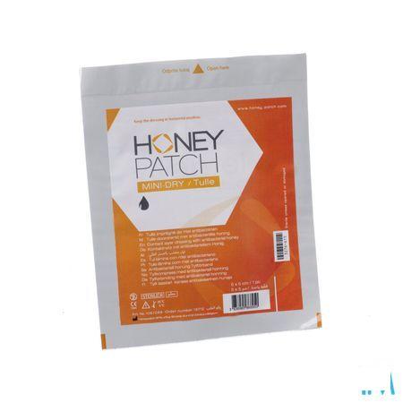 Honeypatch Mini-dry/tulle Pansement Alg. Ster 5x5cm  -  Honey Patch