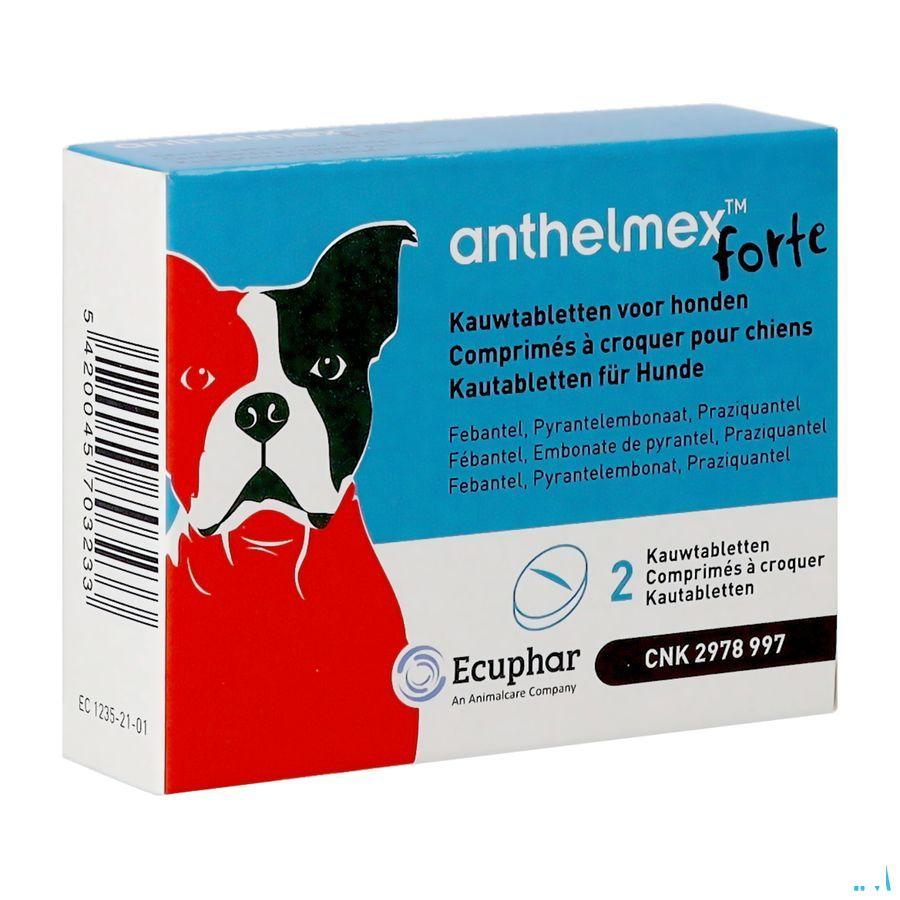 Anthelmex Forte Kauwtabletten Hond 2  -  Ecuphar Anthelmex Forte Kauwtabletten Hond 2  -  Ecuphar