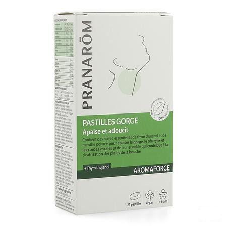 Aromaforce Pastilles Gorge Apaisante 21  -  Pranarom