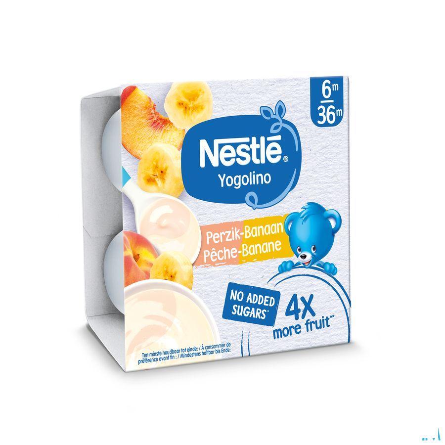 Nestle Yogolino Banane Peche 4 x 90 gr