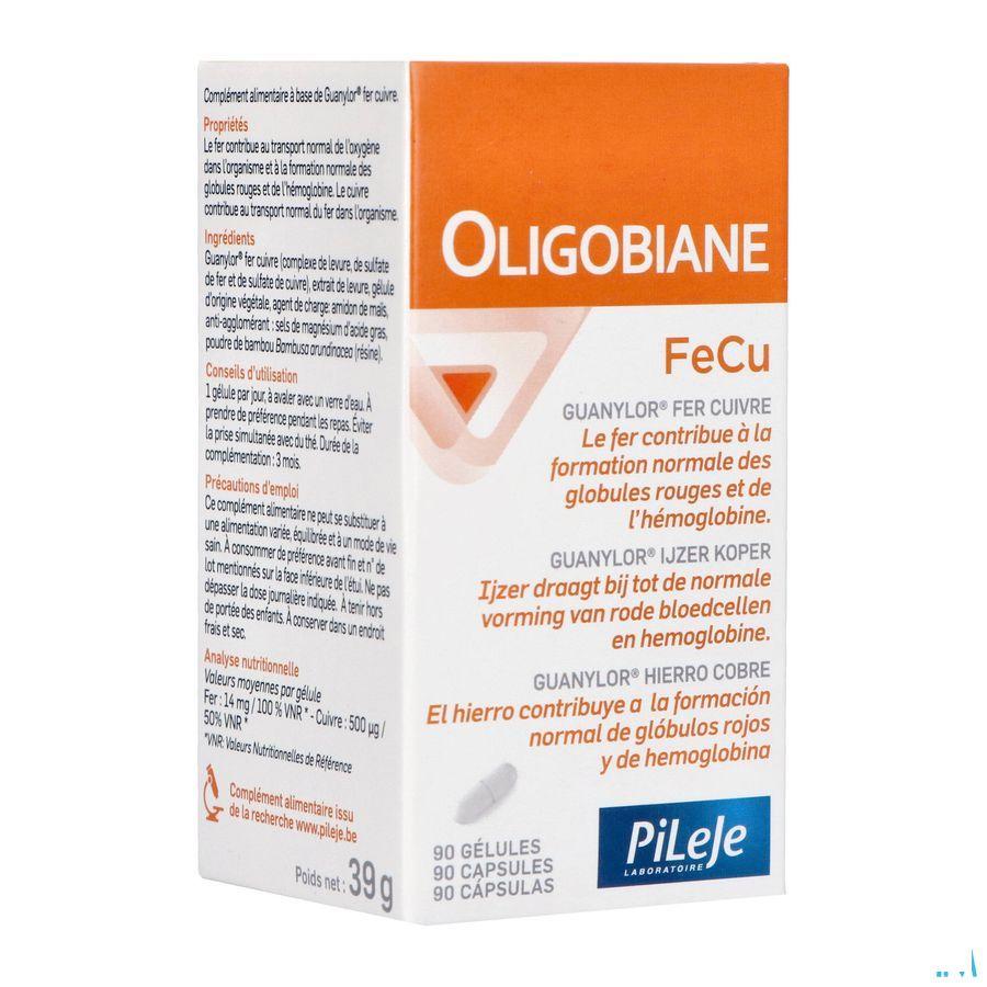Oligobiane Fe Cu Gel 90x440 mg  -  Pileje